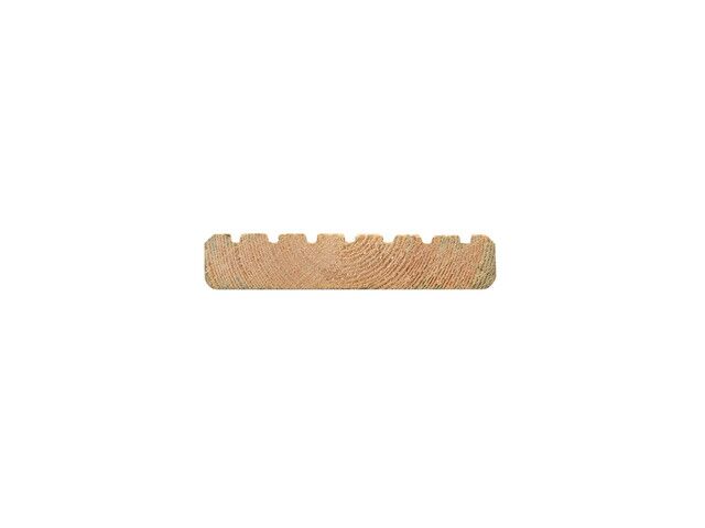 32mm x 150mm (6") Treated Timber Decking Board - Smooth & Grooved - Image 2
