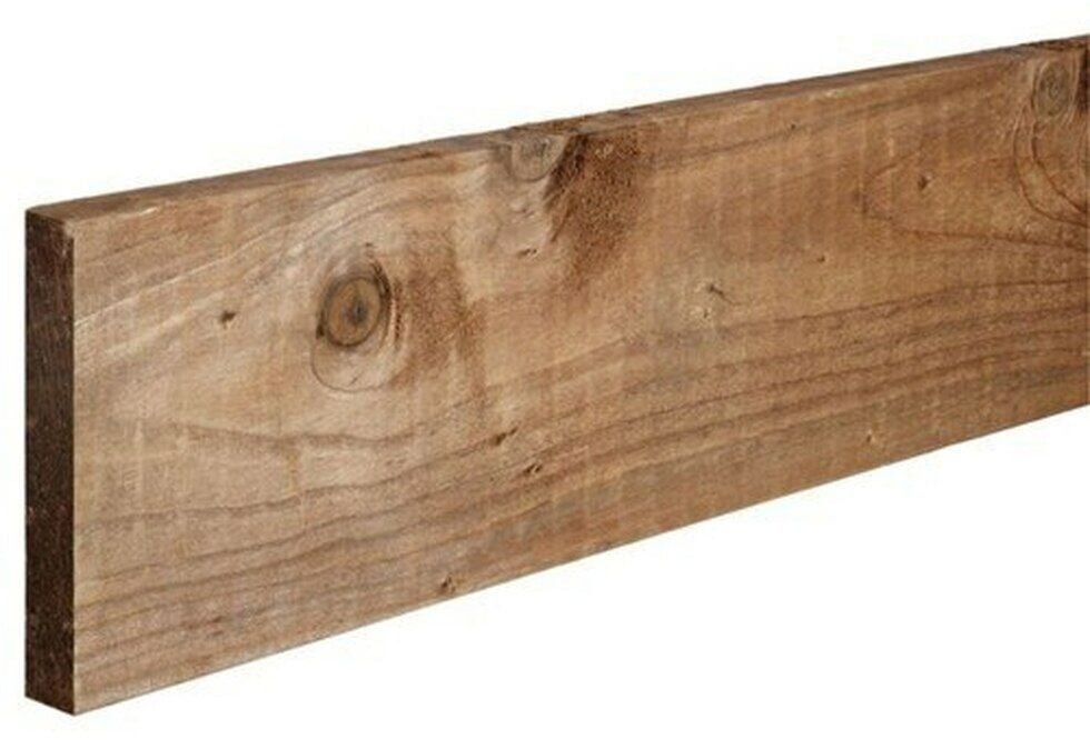 22mm x 150mm Brown Treated Gravel Board (6" x 1") 1830mm