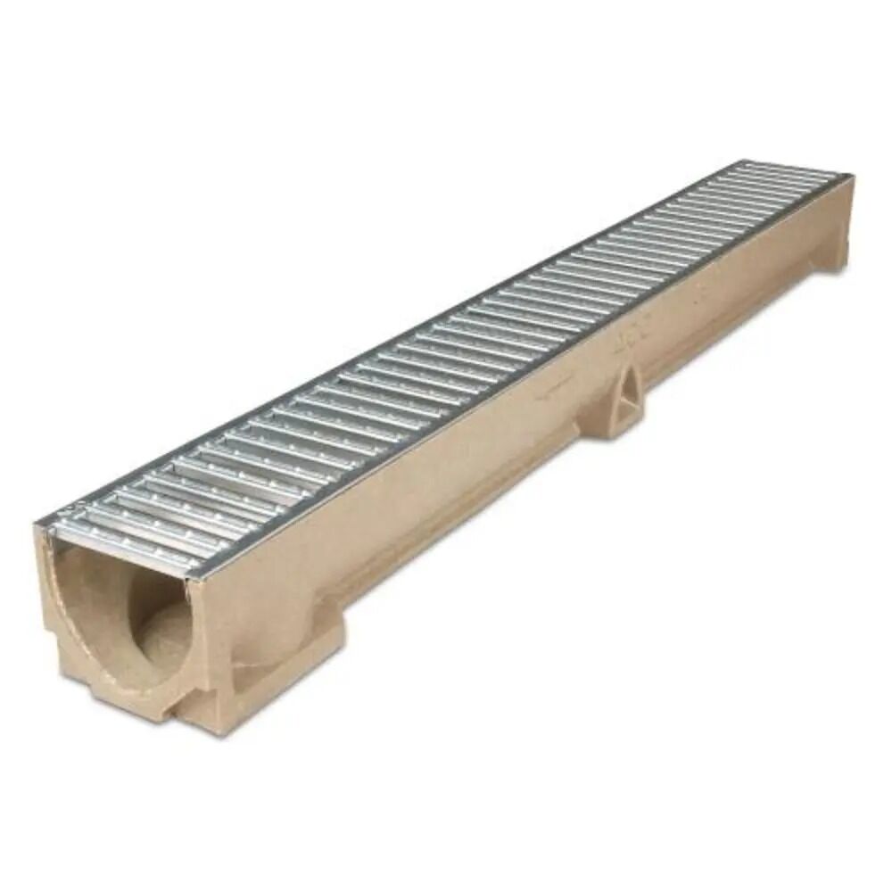 ACO Raindrain Domestic Channel Drain 1m x 118mm x 97mm - A15