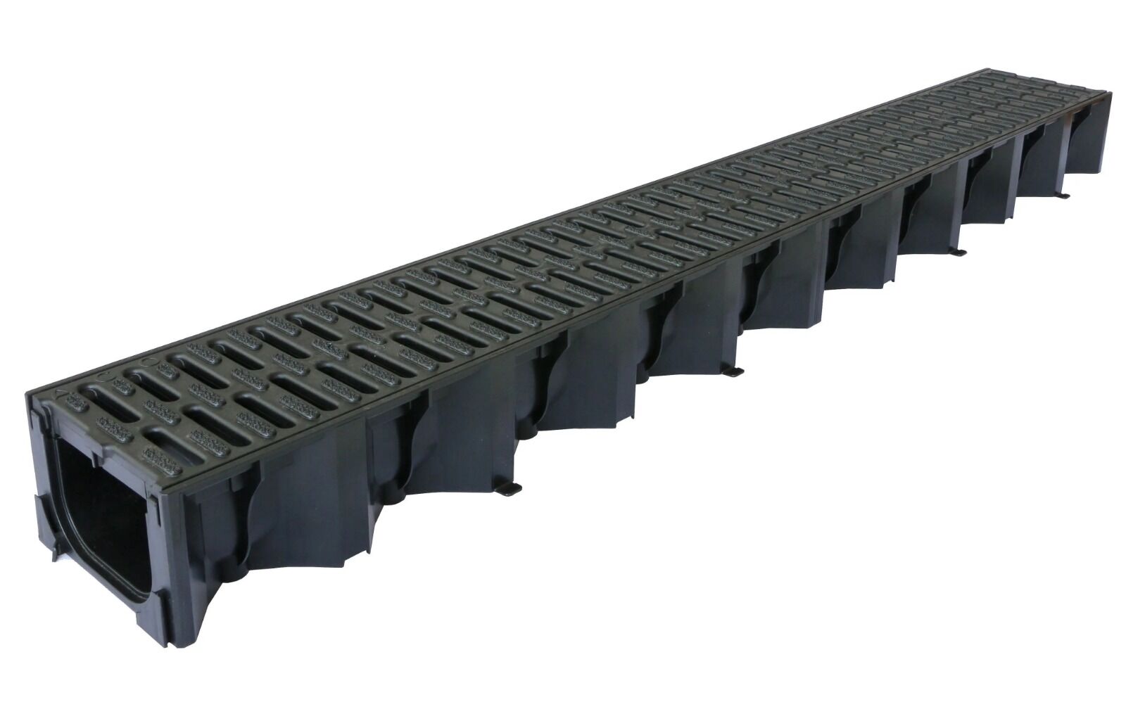 ACO Hexdrain Plastic Channel Drain A15 with Microgrip - 1m