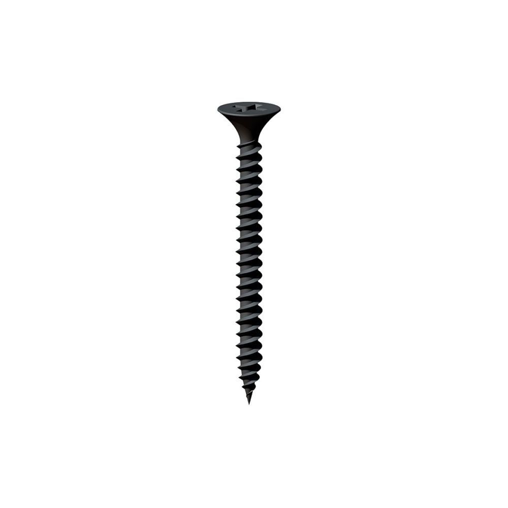 Timco 3.5mm Fine Drywall Screws Black PH2 Box of 1000