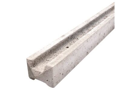 10ft Concrete Slotted Intermediate Fence Panel Post