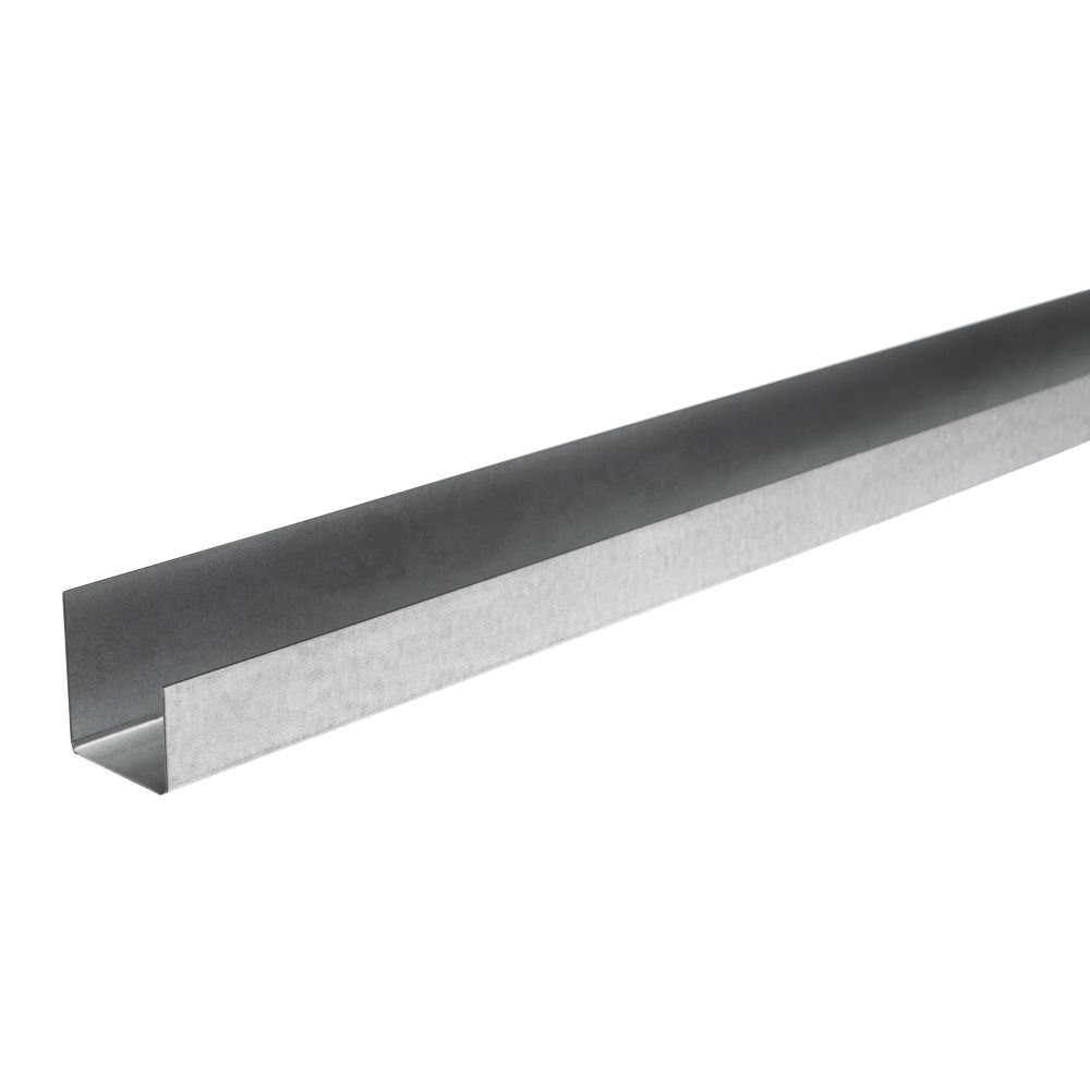 Libra FF20 20mm x 26mm x 30mm x 3.6m Metal Furring System Edge Trim