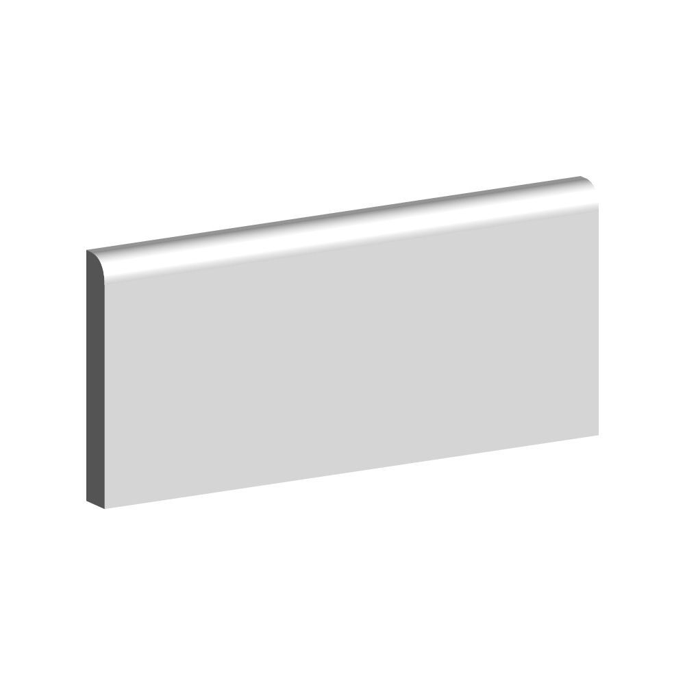 18mm x 68mm Pencil Round White Primed MDF Architrave 4.4m