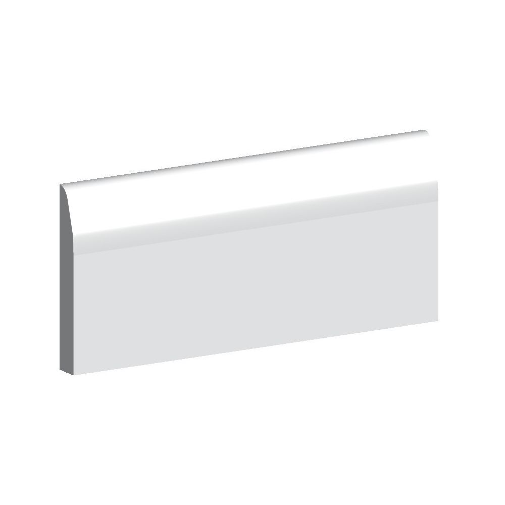 18mm x 68mm x 4.40m Chamfered White Primed MDF Architrave